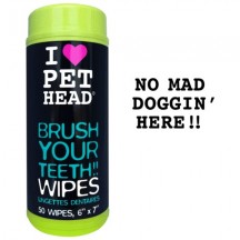 Lingettes dentaires Pet Head BRUSH YOUR TEETH WIPES