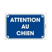 Plaque Attention au chien 