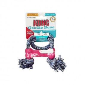 KONG PUPPY GOODIE BONE AVEC CORDE