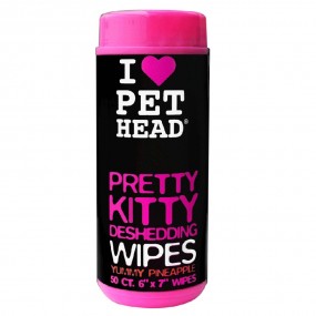 Lingettes de toilettage chat Peat Head - PRETTY KITTY - par 50