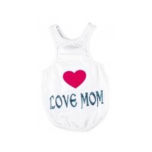 Tee Shirt Blanc "LOVE MOM" 