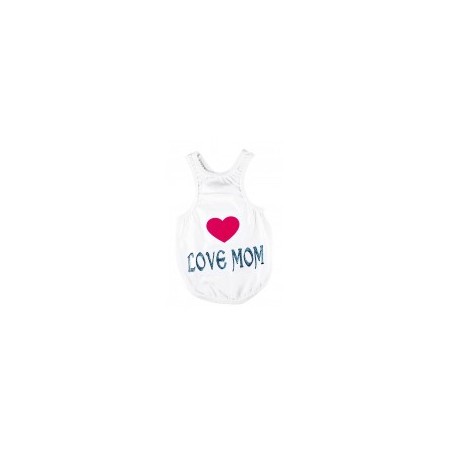 Tee Shirt Blanc "LOVE MOM" 