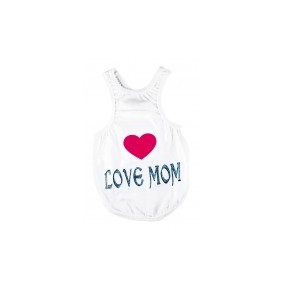 Tee Shirt Blanc "LOVE MOM" 