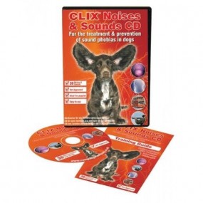 CLIX CHIEN CD DE SONS ET DE BRUITS POUR CHIOT ET CHIEN 