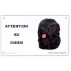 Plaque "Attention au chien "