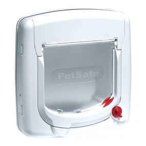 Chatière manuelle 4 voies Petsafe blanche 