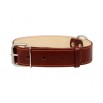 Collier en cuir 35 mm Marron