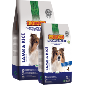 BIOFOOD Agneau et Riz 12,5KG 