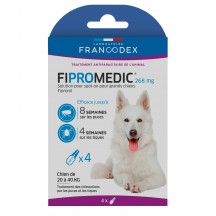 Pipettes Fipromedic Duo 268mg pour grands chiens par 4