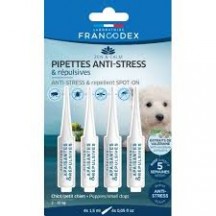 Pipettes anti stress et repulsives chiot /petit chien 