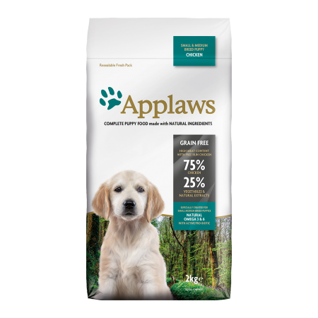 APPLAWS Puppy Small/Medum Poulet Grain Free 2kg
