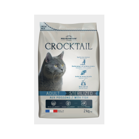 CROCKTAIL ADULTE STERILISE POISSON 2KG 