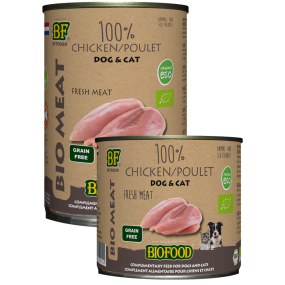 Boite BIOMEAT à la viande de poulet 400gr