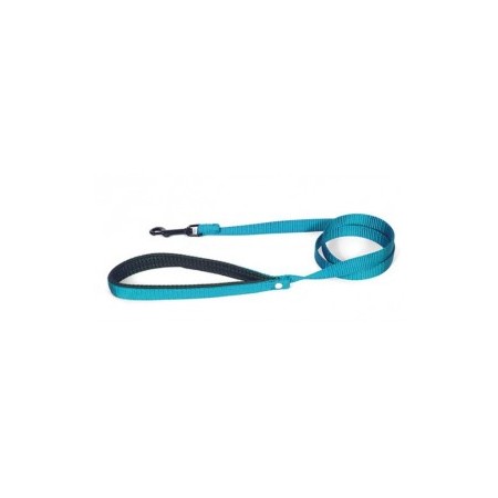 Laisse Nylon Confort 1M / 25 mm Turquoise 