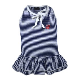 Robe Blue Stripe SMALL DOG