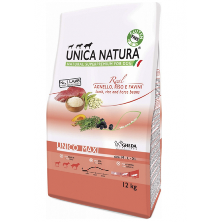 Gheda Unica Natura Agneau Maxi 12kg Tout Ages