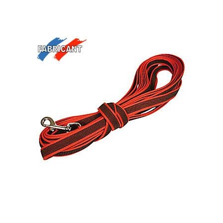 Laisse gomme 5 m Rouge 20 mm