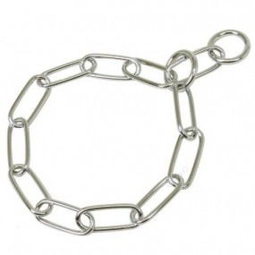 Collier sanitaire 4 mm maille longue Inox 