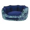 Corbeille ouatinée Jungle Bleu 65 Cm