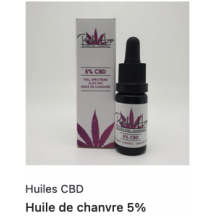 Huile de CBD pour chiens et chats 5% neutre