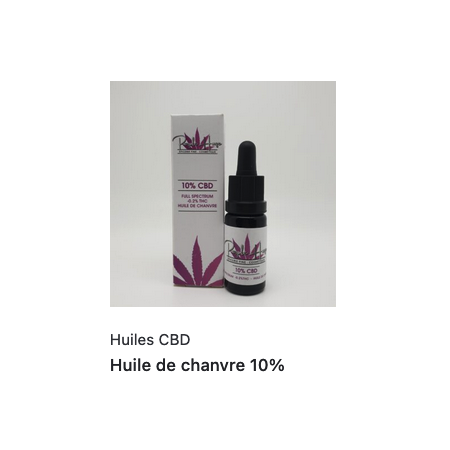 Huile de CBD pour chiens et chats 10% Neutre