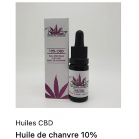 Huile de CBD pour chiens et chats 10% Neutre