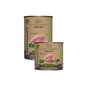 Boite BIOMEAT à la viande de poulet 200gr