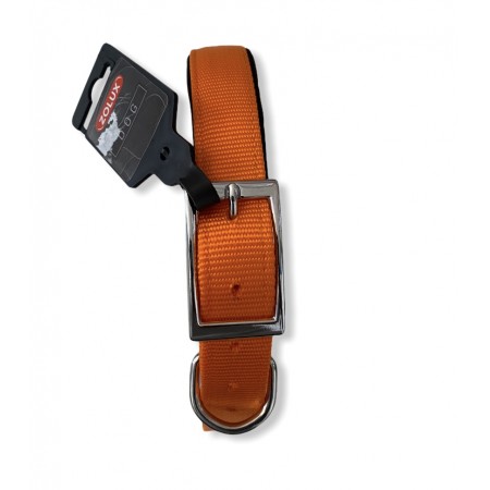 Collier Nylon Confort 55 cm Orange 