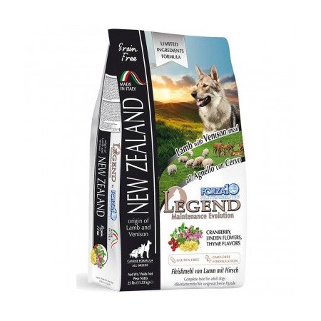 Forza10 grain free Legend New Zealand agneau et cerf pour chien adulte