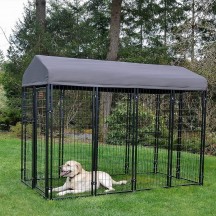 Box d’attente et de détente pour chien avec toit Imperméable – 240x120x183 