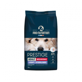 PRESTIGE ADULTE LIGHT/ STERILISE PRO NUTRITION NOUVELLE FORMULE 15KG