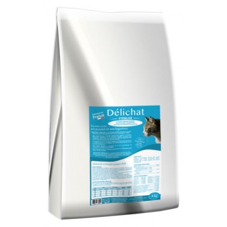 Croquette de chat DELICHAT Sterilisé 12kg