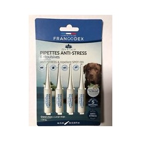 Pipettes anti stress et repulsives grand chien +de20kg 