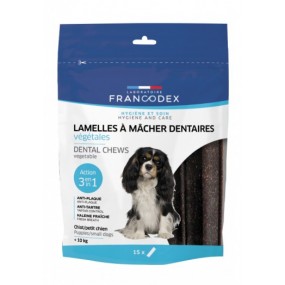 Lamelles à macher Dentaires pour petits chiens et chiots S -10 kg 