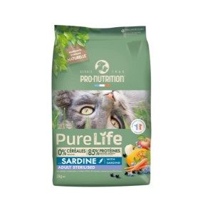 PURE LIFE CHAT ADULTE STERILISE SARDINE 2KG 