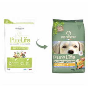 PURE LIFE LIGHT CHIEN 2Kg