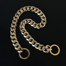 Collier Choke maile Cubain Luciano 2 cm 55CM