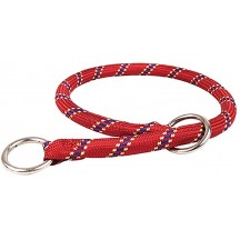 Collier en Nylon Corde pour Chien Rouge 65 cm 