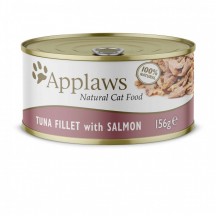 Applaws Boite de 156 gr pour chat -Filet de thon et Saumon