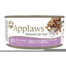 Applaws Boite Maquereau avec Sardine 70 grs 