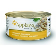 Applaws Boîtes en bouillon POULET pour chat adulte 70 grs