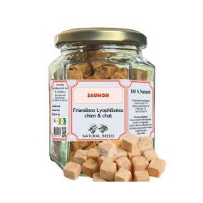 Topper NATURAL BREED lyophilisé Saumon - Chat&Chien