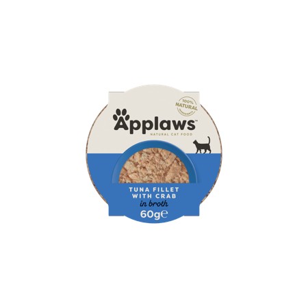 Applaws Pots Filet de thon et crabe 60gr