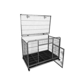 Cage pour chien en tube pliable et robuste T36