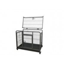 Cage pour chien en tube pliable et robuste T48