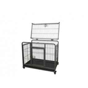 Cage pour chien en tube pliable et robuste T48