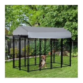 Chenils Box Extérieurs avec Toit TRELLIS 