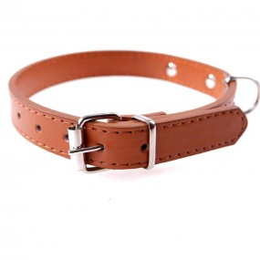 collier en cuir noir 