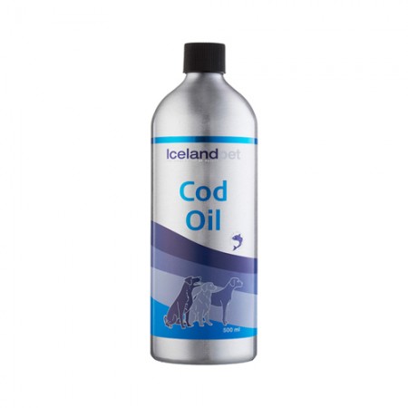 Huile de poisson pour chien chat Iceland Pet 500 Ml