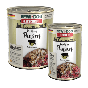 BEWI DOG® - Pâtée Riche en panse de boeuf 800gr